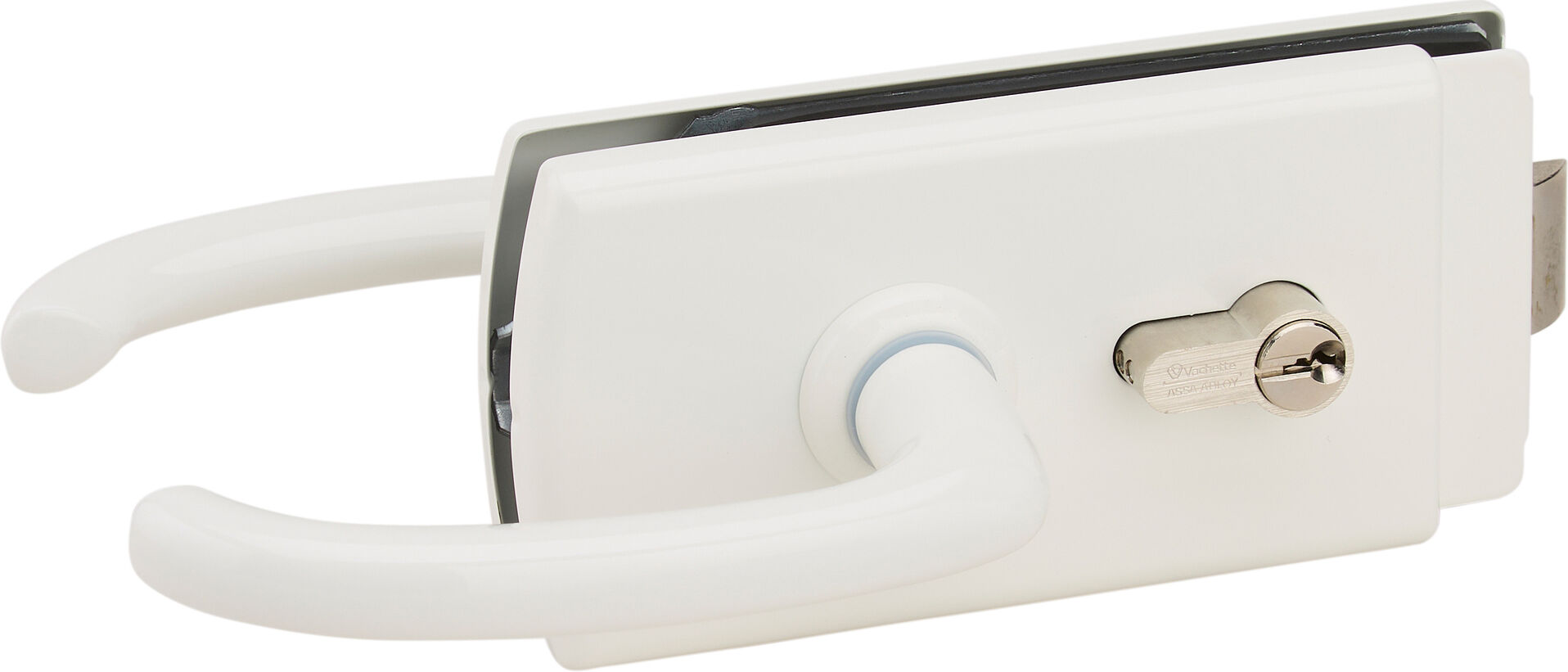 Stremler ASSA ABLOY Serrure de milieu cylindre béquille à déport LAGUNE 15 blanc RAL9010 4360 STREMLER 4360.51.0