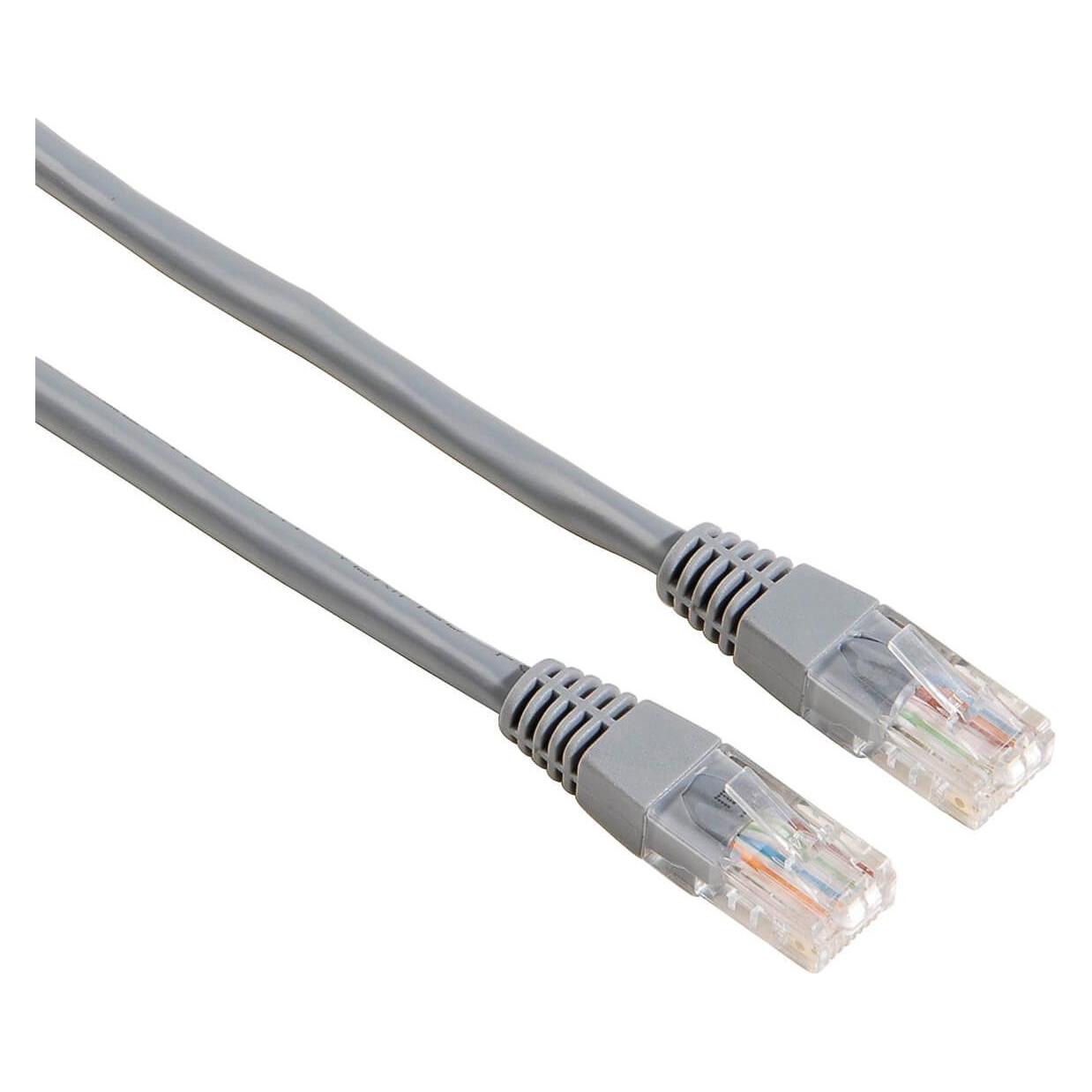 Hama Netvaerkskabel CAT5e UTP CrossOver 3,0m Grå (UTP, CAT5e, 3 m) (86451)