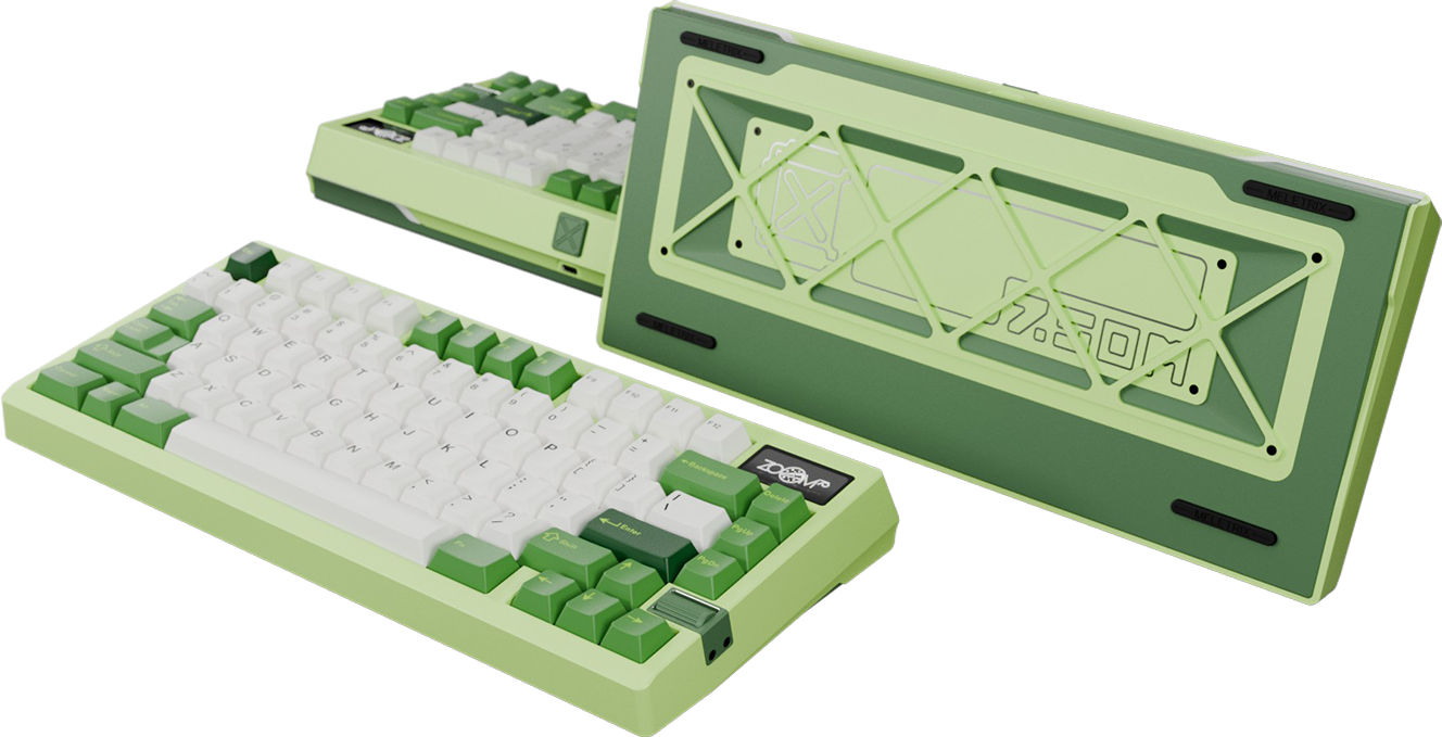 Wuque Studio Zoom75 Tiga Barebone Hotswap - Milky Green