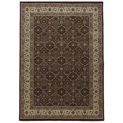 Carpetsale24 Orientteppich Rot 80x150 cm – Kurzflor Läufer im klassischen Vintage Stil für Flur, Schlafzimmer, Eingangsbereich, Wohnraum
