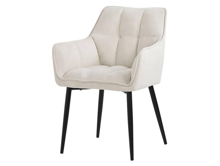 Ml-Design Esszimmerstuhl creme, Creme, 63x90x57 cm, Esszimmer, Stühle, Armlehnstühle