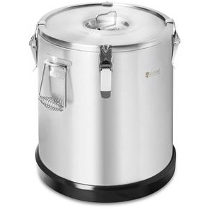 Royal-Catering Thermobehälter RC-TFT22, Edelstahl, hält stundenlang warm, silber, auslaufsicher, 22 Liter