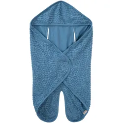 BABY-EINSCHLAGDECKE Seashells indigo