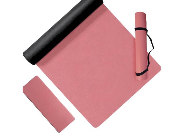 Relaxdays Tapis de yoga avec sangle, 5 mm