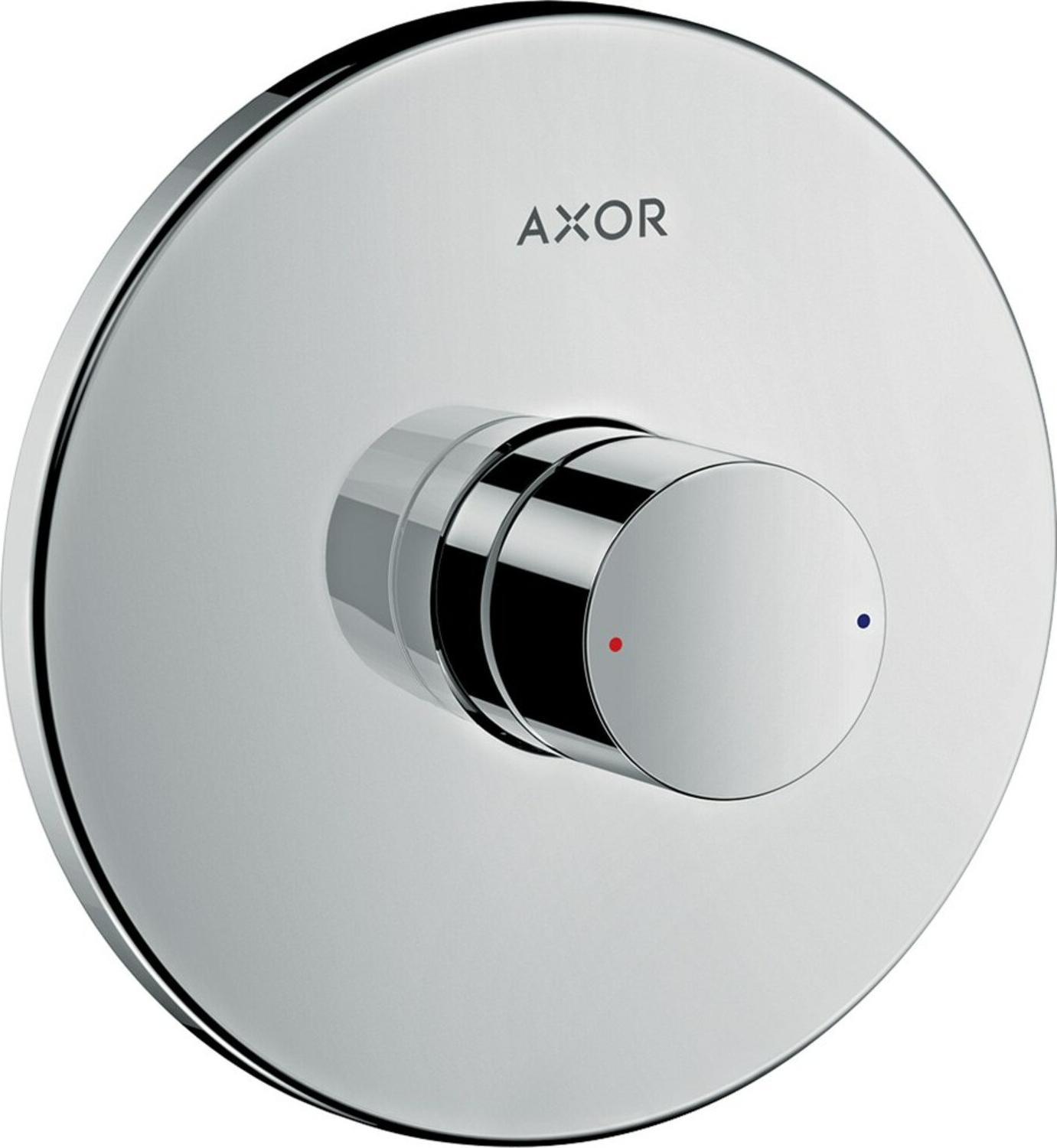 hansgrohe Fertigmontageset Axor Uno UP-Brause-Einhebelmischer, m Zerogr, Edelstahl-Optik