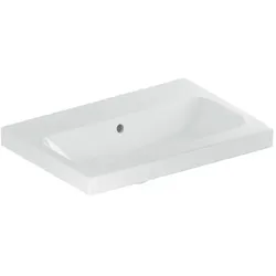 Geberit iCon light Waschtisch 501841003 60x42cm, ohne Hahnloch, mit Überlauf, weiß