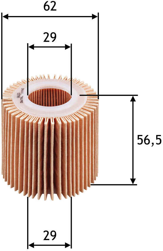 Valeo Ölfilter 586581 Filtereinsatz 57mm Für Lexus Toyota Subaru Daihatsu