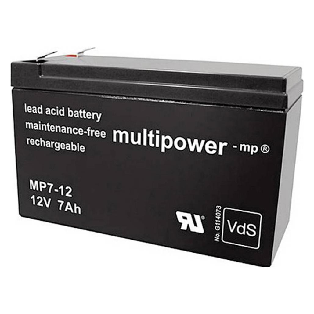 Jewo MP7-12 142239 Bleiakku 12 V 7 Ah Blei-Vlies AGM B x H T 65 102 151 mm (7000 mAh, 12 V) (142239)