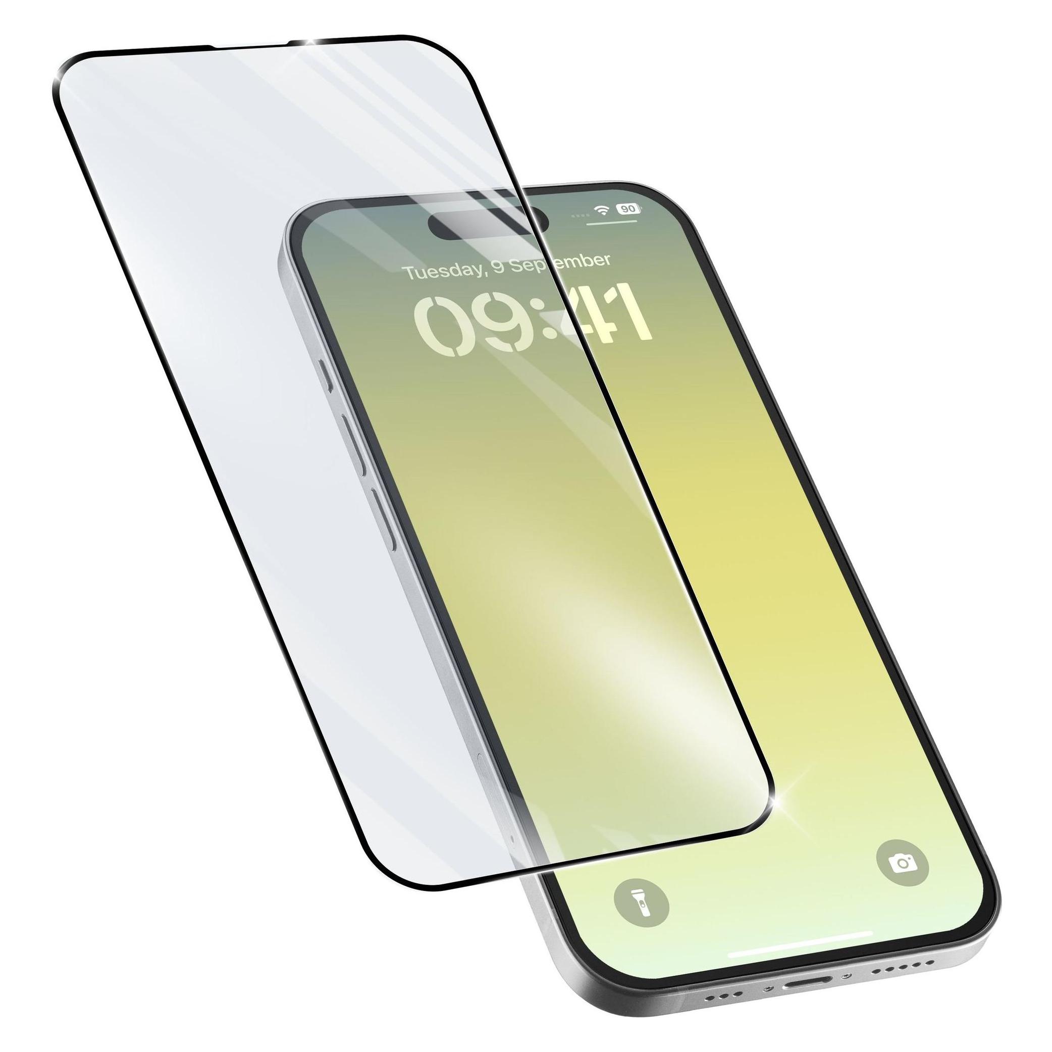Cellularline Impact Glass Capsule (1 Stk., Apple iPhone 17) (61241)
