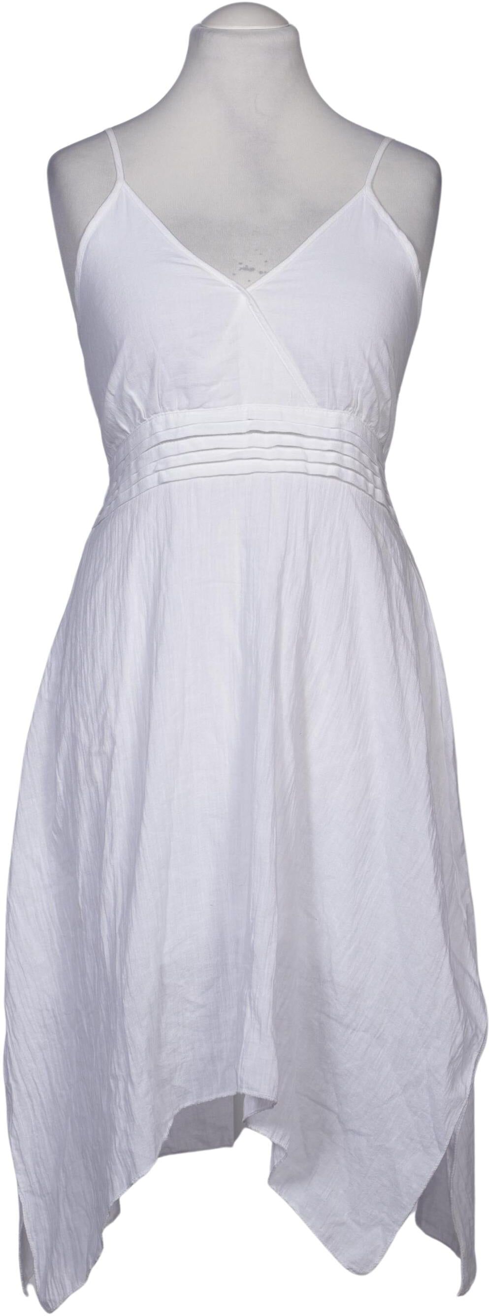 Blanche Damen Kleid, Weiß, Gr. EU 42, Baumwolle - Second Hand