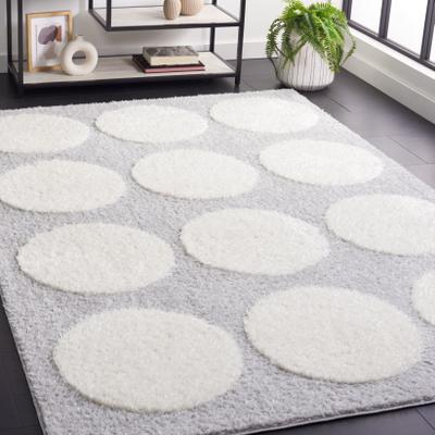 SAFAVIEH Norway Shag Annet Geometric Dot 1.2-inch Thick Rug