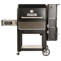 Holzkohlegrill + Smoker Gravity FED 1050 schwarz