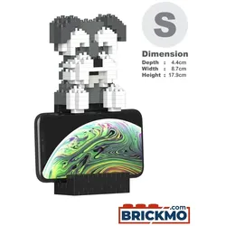 JEKCA Bricks Schnauzer Phone Stand 01S ST05DPS02