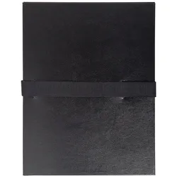 Exacompta Dokumentenmappe mit Balacroneinband, mit Klettverschlussband, 24x32cm für DIN A4