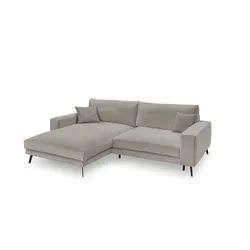 set one by Musterring Ecksofa Kansas Stoff Silver