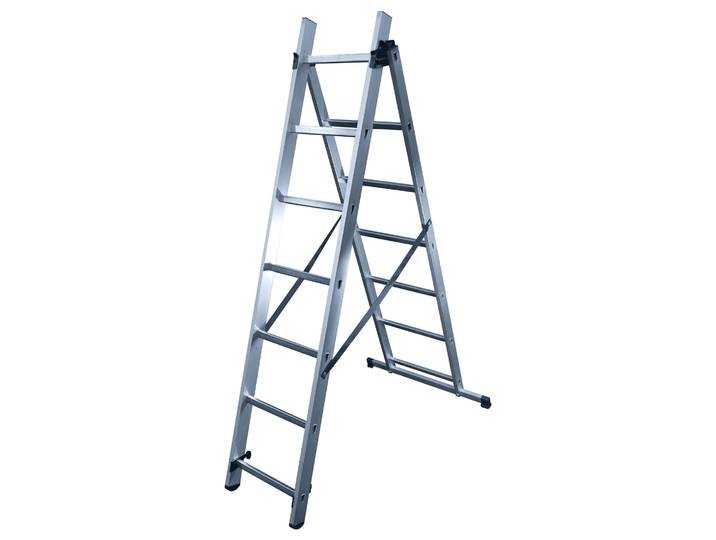 Echelle transformable 2 plans HAILO 2 x 7 échelons
