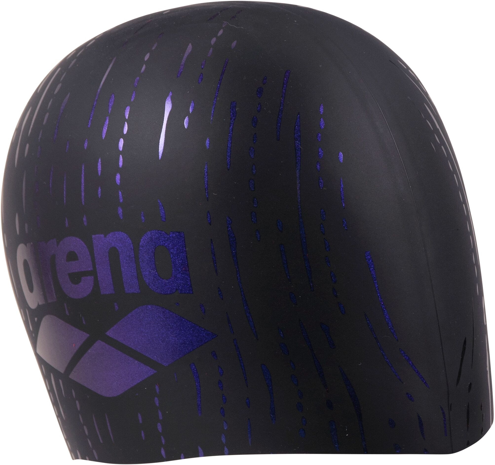 Badekappe ARENA "ARENA SHINE CAP", blau (schwarz, blau), Obermaterial: 100% Sisal, Badekappen Badekappe
