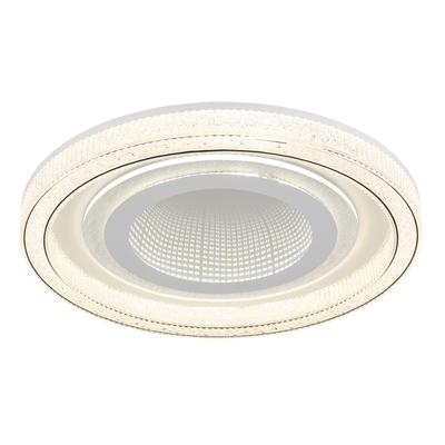 GLOBO LIGHTING LED Deckenleuchte "ALSUNA", weiß, Ø 48cm H: 10cm, 1 Stk., Leuchten, Deckenlampe/rund/Wohnzimmer/Schlafzimmer/modern, LED Deckenleuchte