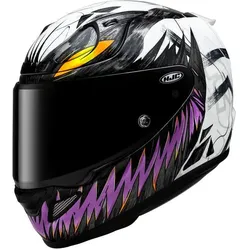 HJC, Motorradhelm, Rpha12 Anti Venom Marvel Motorradhelm Schwarz Weiss (XL, 60 - 61 cm)