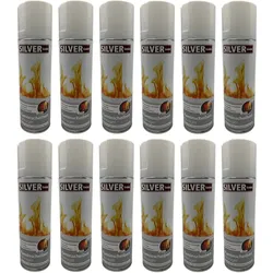 12x 300ml SILVER GmbH Kaminscheiben Reiniger | Aktivschaum | Kaminglas | Ofengla...