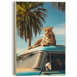 Bild OLDTIMER SAFARI (BHT 90x60x3 cm) - BHT 90x60x3 cm