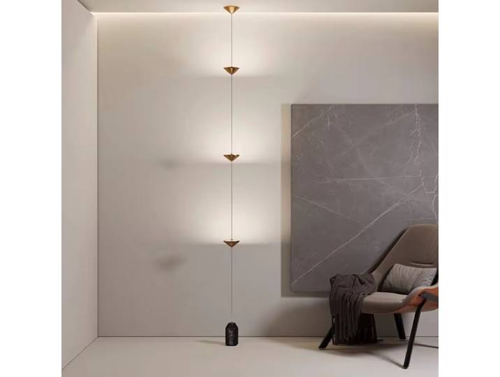 SORELUNA lampadaire nordique moderne salon coin couloir fond mur noir lampadaire Simple LED chevet applique murale