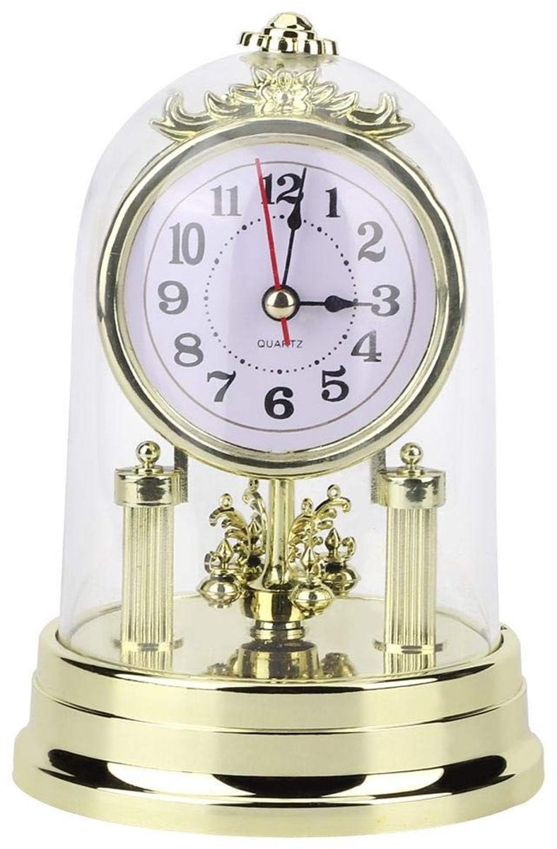 Dailygoods Dailygoody Tafelklok - Antieke Retro Stijl - Goud