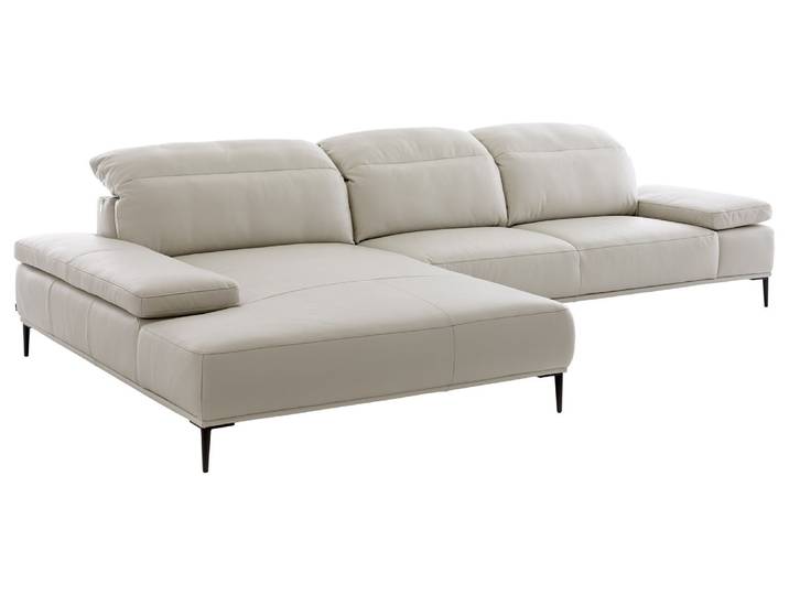 W. Schillig Longchairkombination THALIAS, graubeige, Leder