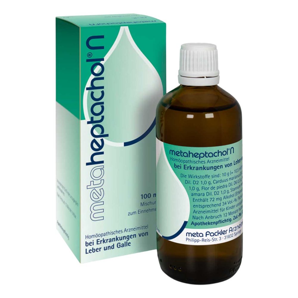 meta Fackler Arzneimittel GmbH Metaheptachol N Tropfen zum Einnehmen 01596549