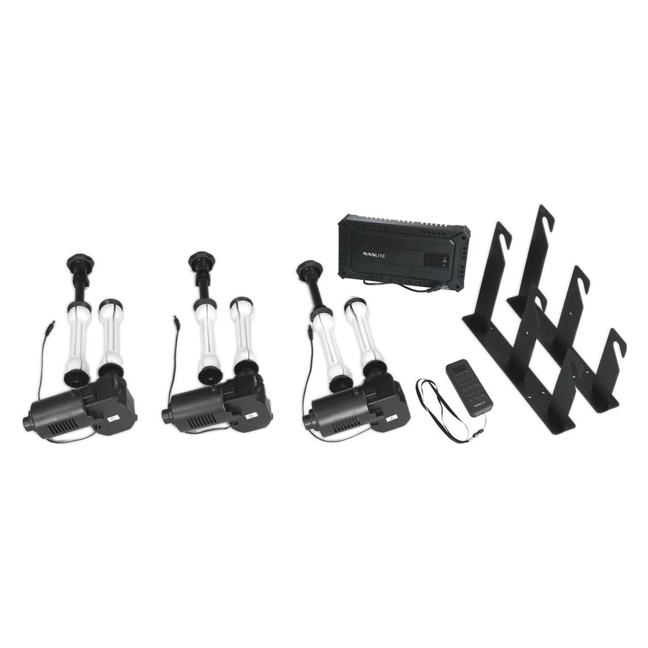 Nanlite 3-Axle Background Support Elevator Kit (240 cm) (NL-BE-3RS)