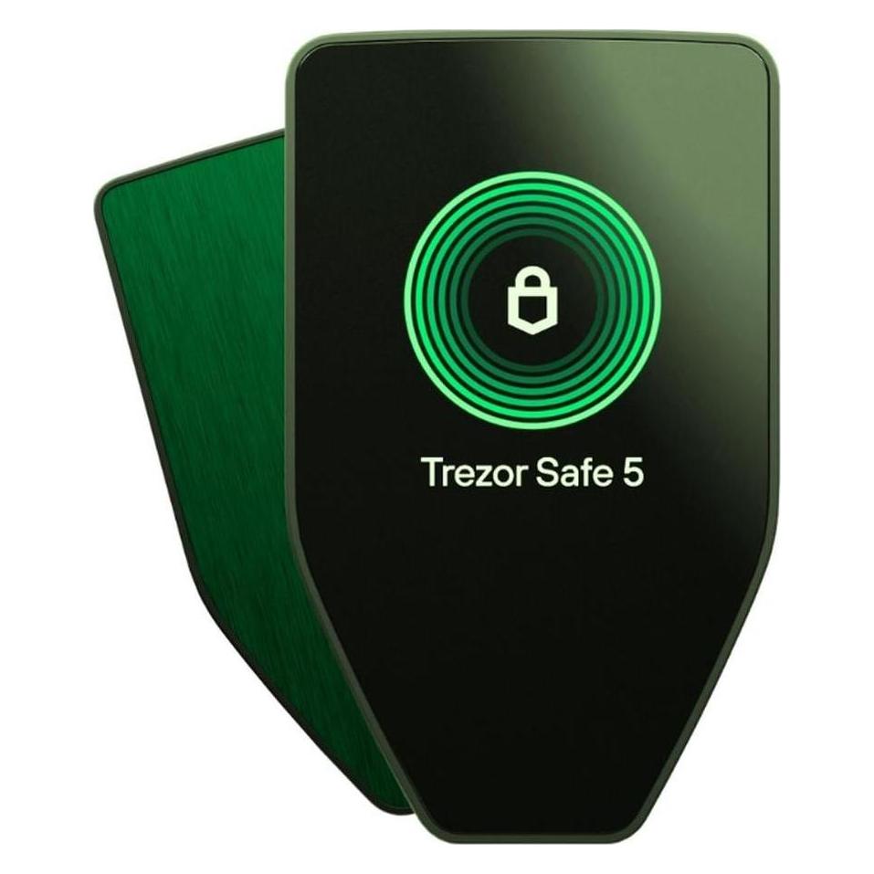 Trezor Safe 5 - Green Beryl (Bitcoin, Dogecoin, Ethereum Classic, Weitere) (8594194880712)