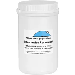 250 g liposomales Resveratrol-Pulver (pflanzenbasiert) - 1.000 Kapseln zu je 250 mg