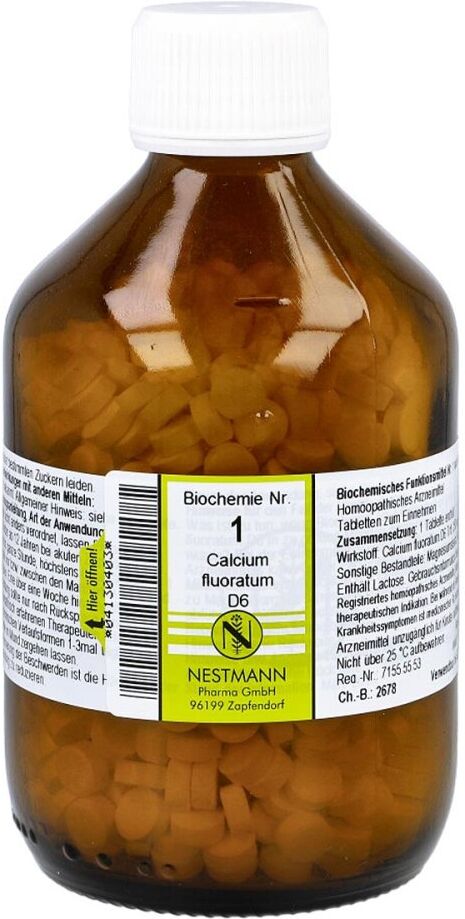 NESTMANN Biochemie 1 Calcium fluoratum D6 Tabletten