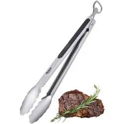 Westmark Grillzange Classic Spezial Mix, 35 cm, mit Flaschenöffner, 1625227Ö
