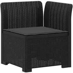vidaXL, Gartenlounge, Galonita (mit anthrazitfarbenem Sitzkissen)