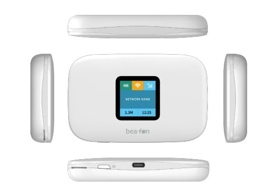 Beafon WiFi 4 Router Einzelband (2,4GHz) MR2_EU001W