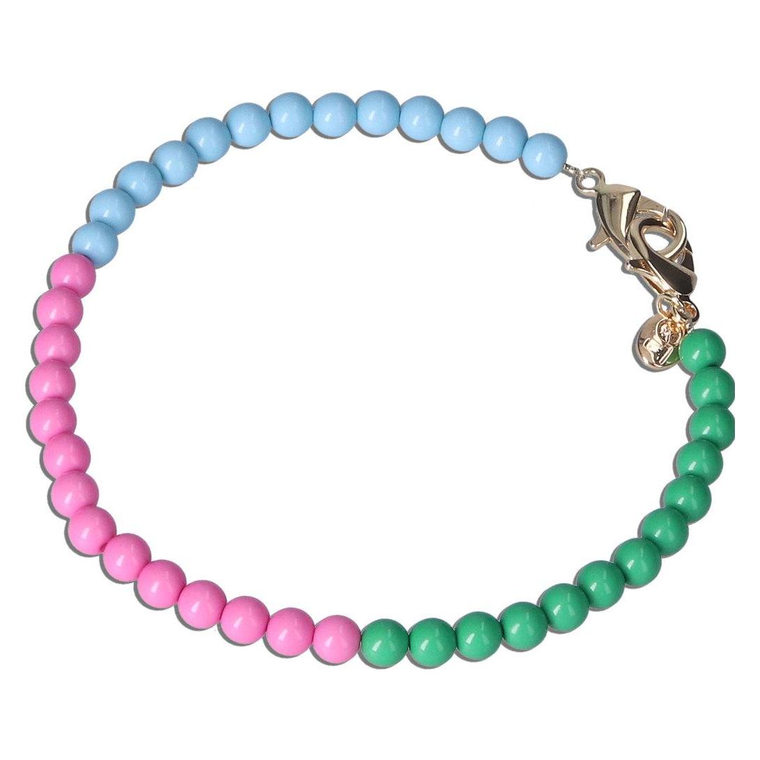 Casetastic Wrist band Beads - Blue/Pink/Green(30cm) (CT-127913)