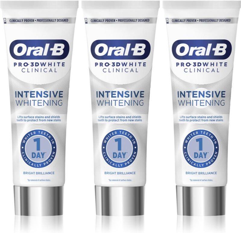 Oral-B Pro-3D White Intensive Whitening ensemble pour un effet blancheur intense Bright Brilliance
