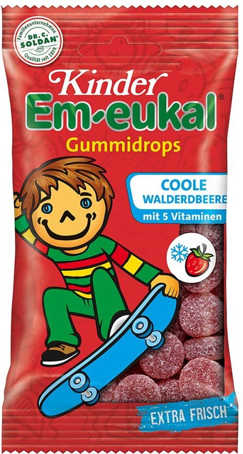 Em Eukal Kinder Gummidrops coole Walderdbeere zh.