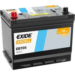 Exide EB705 Excell 70Ah Autobatterie