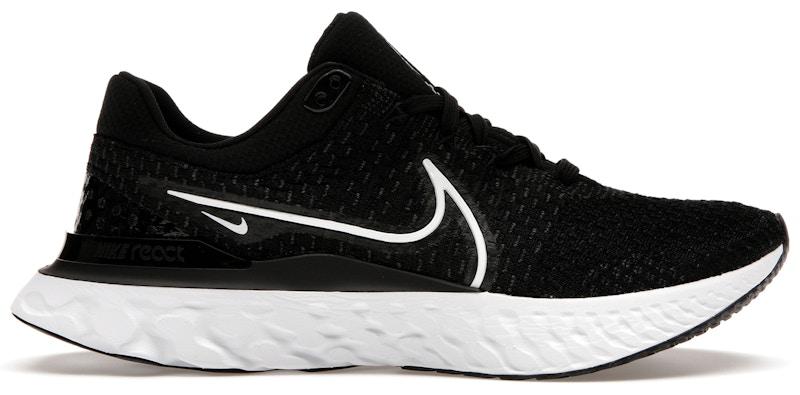 Nike React Infinity Run Flyknit 3 Black White - EU 42