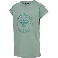 hummel hmlMALIN T-Shirt Mädchen 6607 - chinois green 104