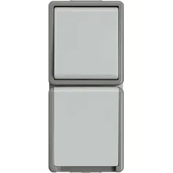 Siemens 5TA4816 DELTA fläche IP44 Aufputz Wechselschalter 10A 250V mit Klappdeckel