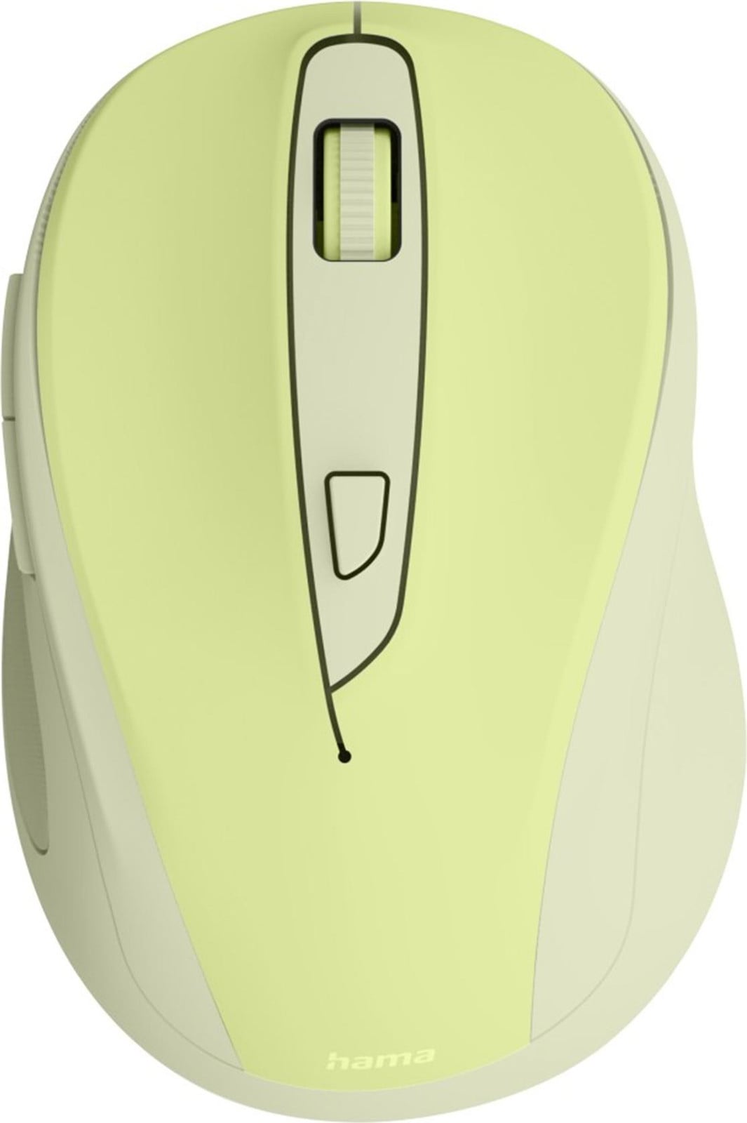 Hama WM-400 ergonomische draadloze muis groen