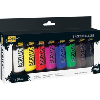 KREUL SOLO GOYA Acrylic 20 ml Tuben 8er Set