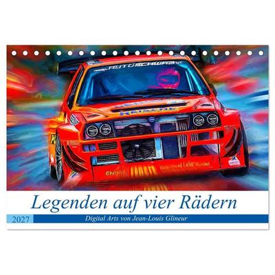 Legenden auf vier Rädern (Tischkalender 2027 DIN A5 quer), CALVENDO Monatskalender