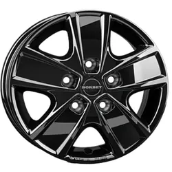 Borbet Cwg Black Glossy 6x16 ET 68 5/118 Alufelge Schwarz