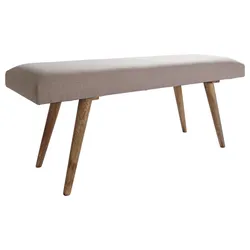 Sitzbank Salim ca. 117x51 cm Mango/Beige
