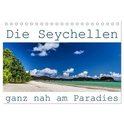 Die Seychellen - ganz nah am Paradies (Tischkalender 2027 DIN A5 quer), CALVENDO Monatskalender