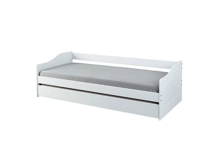 Lit Enfant Gigogne  Léana  90x200cm Blanc